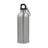 Sportflasche 500 ml mit Karabinerclip | Brenda - Silber