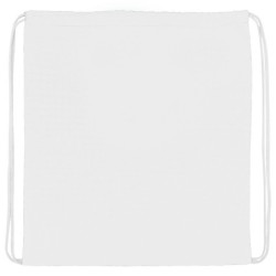 Beutel aus Baumwolle mit Kordel - Weiß