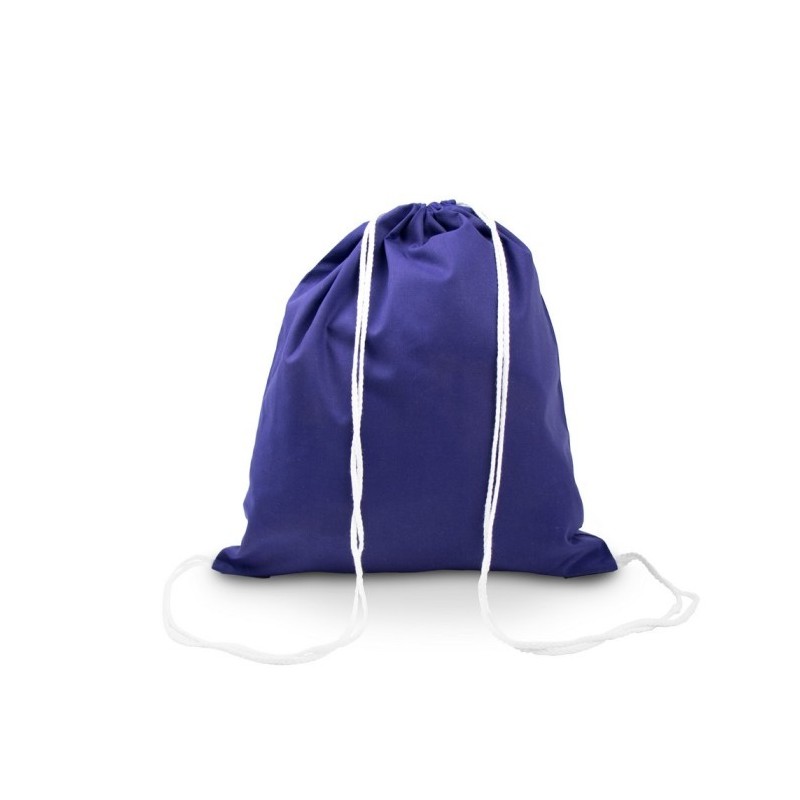 Beutel aus Baumwolle mit Kordel - Dunkelblau