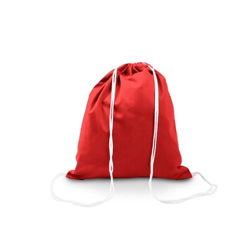 Beutel aus Baumwolle mit Kordel - Rot