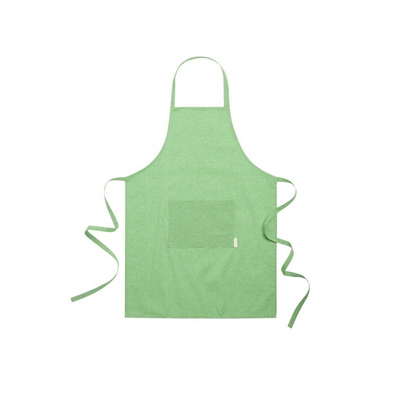 Küchenschürze aus recycelter Baumwolle - Grün