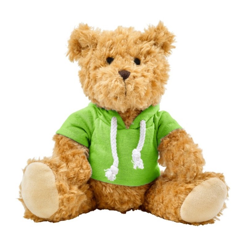 Teddybär mit Kapuze - Grün