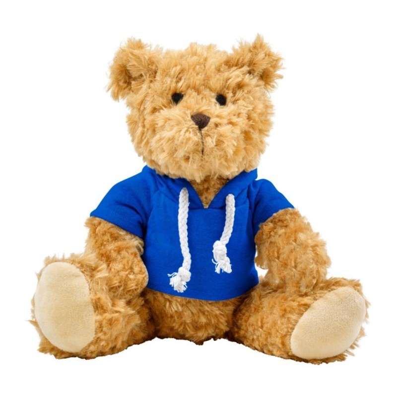 Teddybär mit Kapuze - Blau