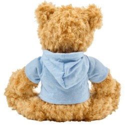 Teddybär mit Kapuze - Himmelblau