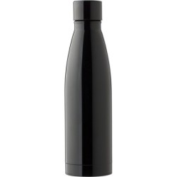 Edelstahlflasche 500 ml - Schwarz