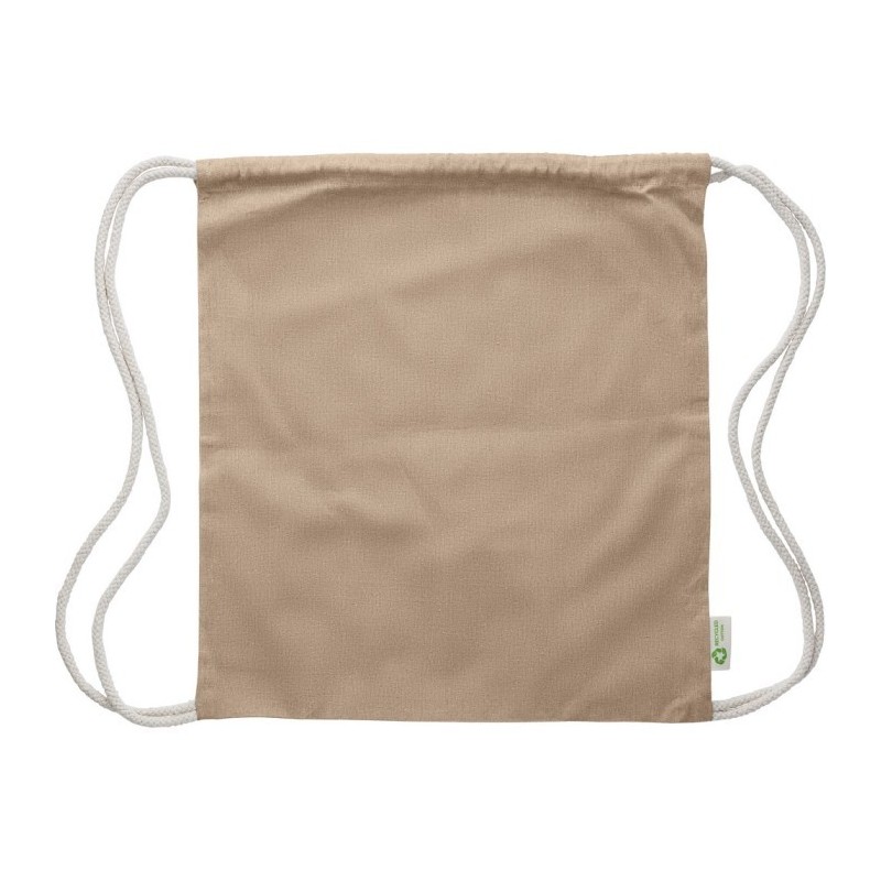 Baumwollbeutel mit Kordelzug - Khaki