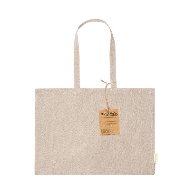 Einkaufstasche aus recycelter Baumwolle - Beige