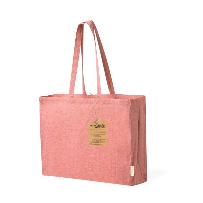 Einkaufstasche aus recycelter Baumwolle - Rot