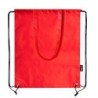 RPET-Kordelzugbeutel, Einkaufstasche - Rot