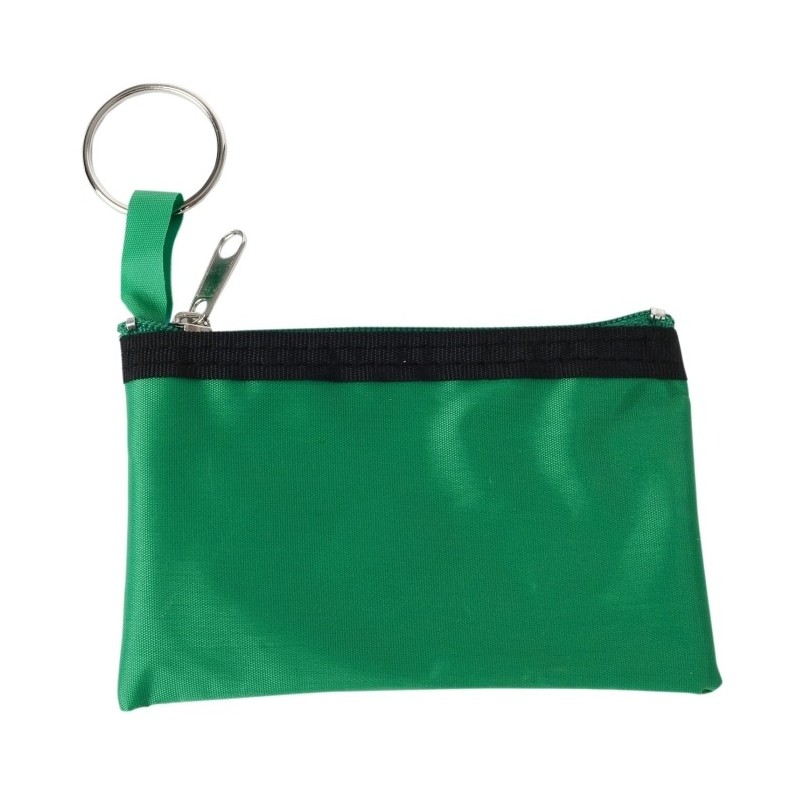Schlüsseletui, Geldbörse, Schlüsselanhänger - Grün