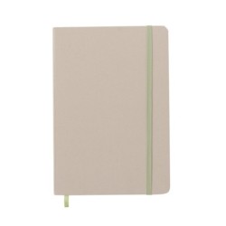 Notizbuch ca. A5 aus recyceltem Karton und Fruchtpapier - Hellbraun