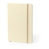 Notizbuch ca. A5 aus recyceltem Karton und Fruchtpapier - Beige