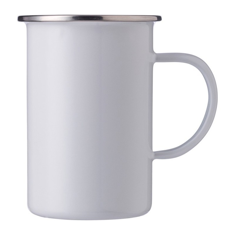 Emaillebecher 550 ml - Weiß