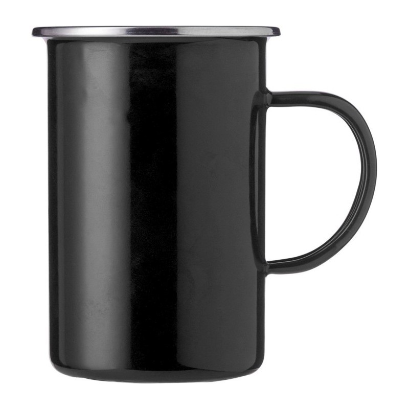 Emaillebecher 550 ml - Schwarz
