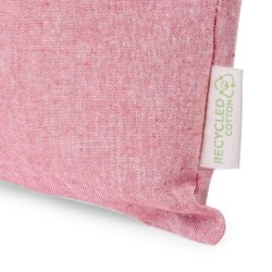 Einkaufstasche aus recycelter Baumwolle, faltbar - Rot