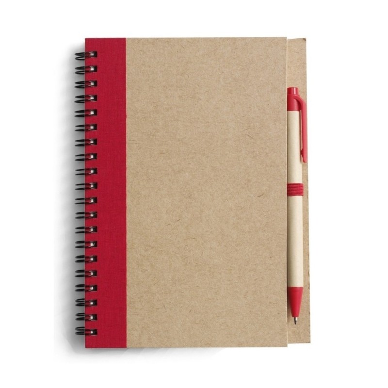 Notizbuch ca. A5 mit Kugelschreiber