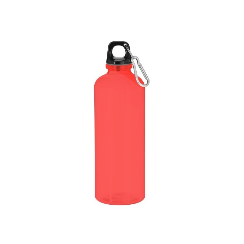 RPET Sportflasche 630 ml mit Karabinerhaken