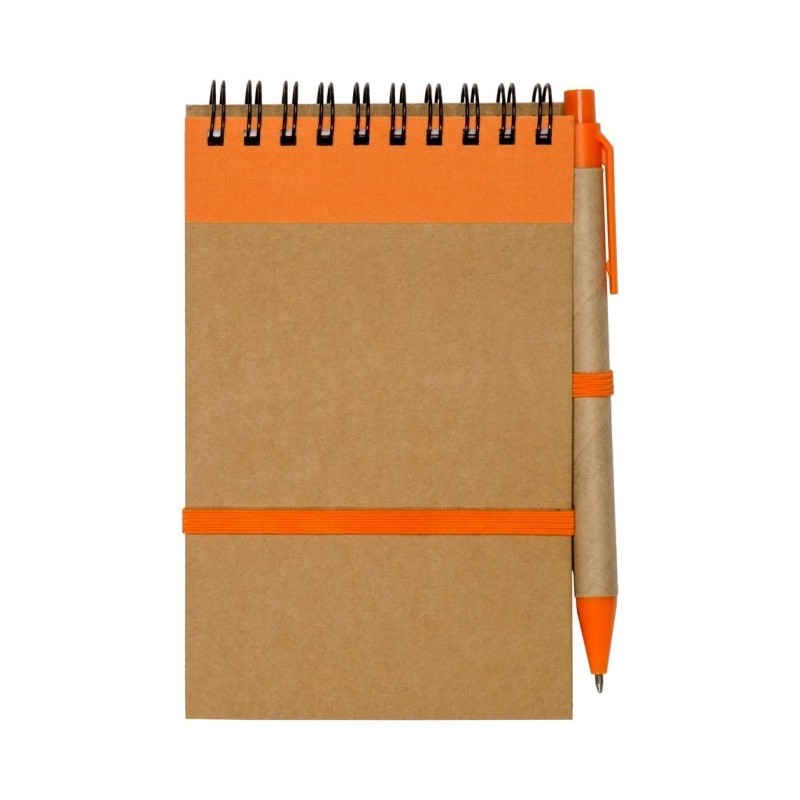 Notizbuch ca. A6 mit Kugelschreiber