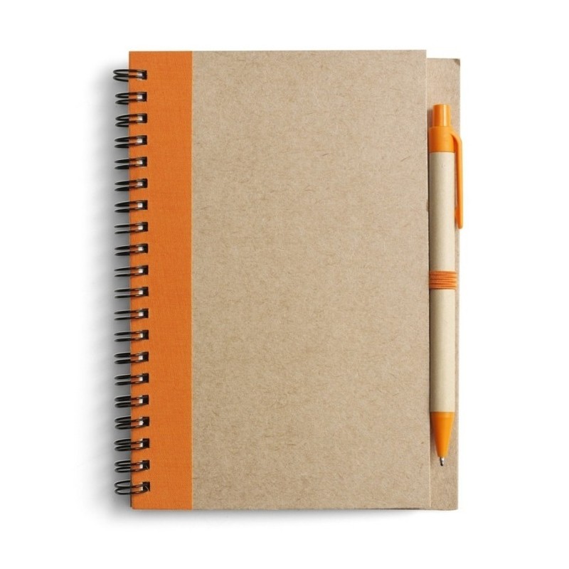 Notizbuch ca. A5 mit Kugelschreiber