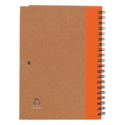 Notizbuch ca. A5 mit Kugelschreiber