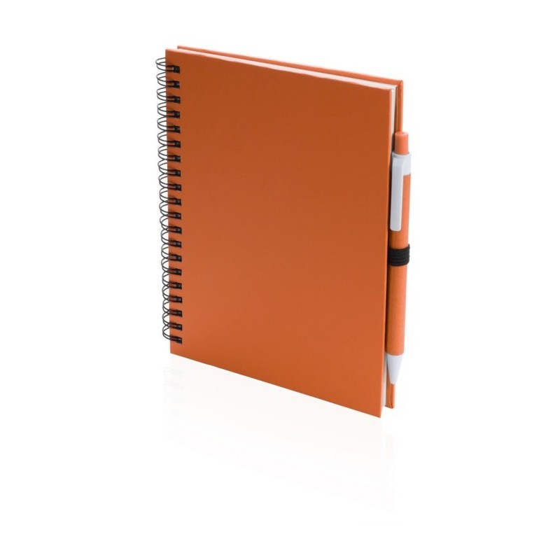 Notizbuch ca. A5 mit Kugelschreiber