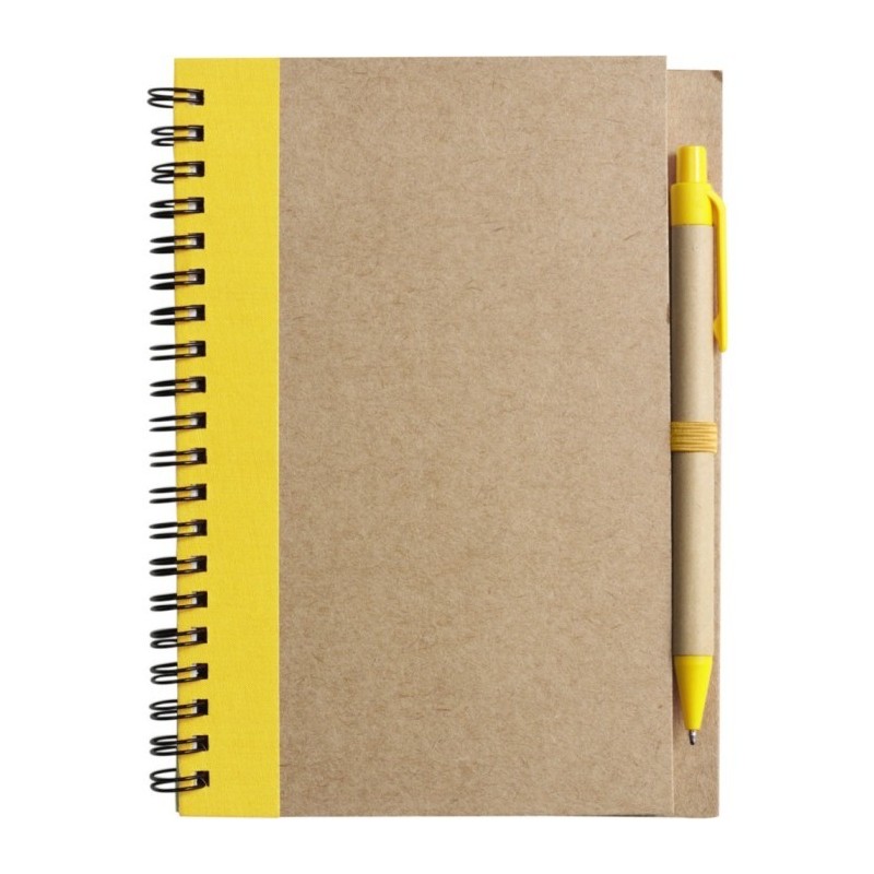 Notizbuch ca. A5 mit Kugelschreiber