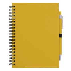 Notizbuch ca. A5 mit Kugelschreiber