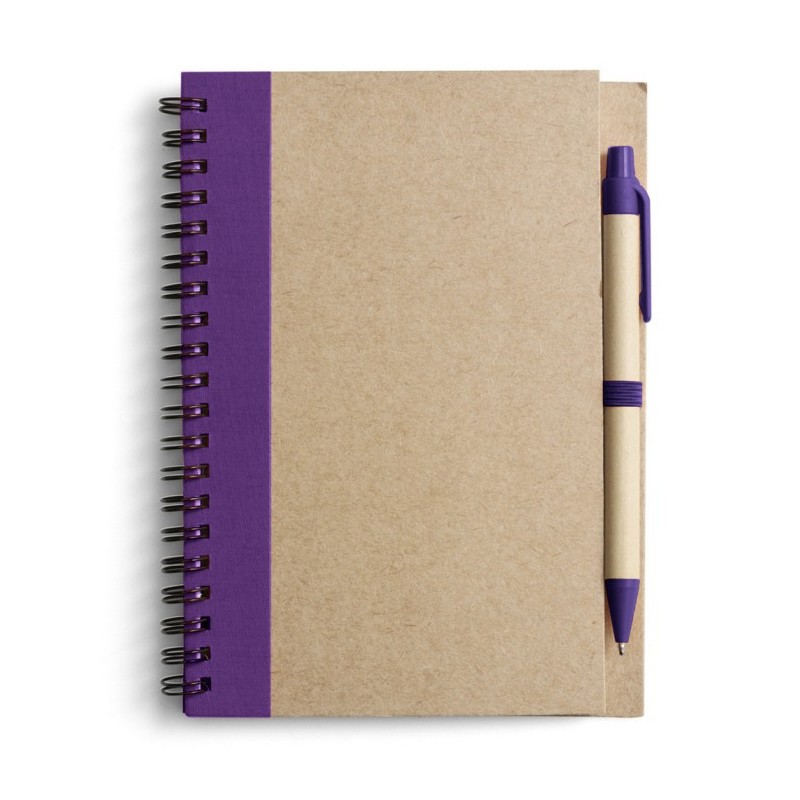 Notizbuch ca. A5 mit Kugelschreiber