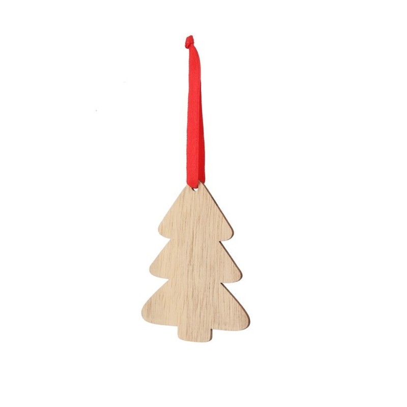 Anhänger aus Holz, weihnachtliches Design