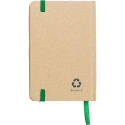 Notizbuch A6 aus recyceltem Kraftpapier, fester Einband