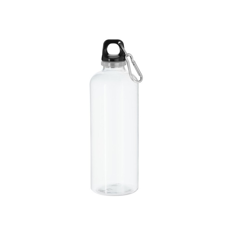 RPET Sportflasche 630 ml mit Karabinerhaken