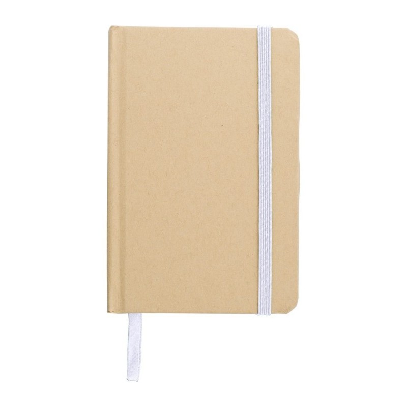 Notizbuch A6 aus recyceltem Kraftpapier, fester Einband