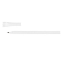 Kugelschreiber aus Rollpapier mit Kappe