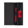 Geschenkset mit Stift und Schlüsselanhänger - Rot