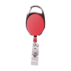 Skipass mit Karabiner - Rot