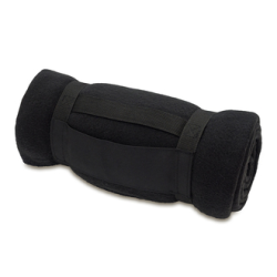 Arosa Fleecedecke - Schwarz