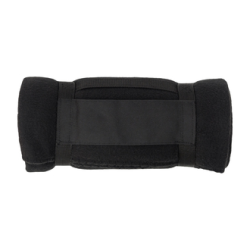 Arosa Fleecedecke - Schwarz