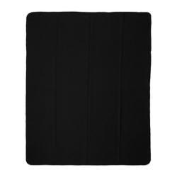 Arosa Fleecedecke - Schwarz