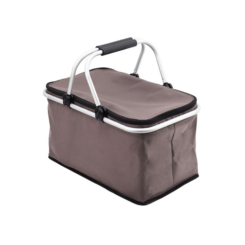 Huron isolierter Picknicktaschekorb - Grau