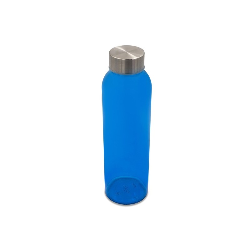 Aqua Kuba  Farbglasflasche 500ml - Blau