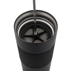 Aspet Thermobecher mit French Press 450ml - Schwarz