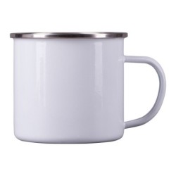 Odis Emaille-Becher mit Sublimationsbeschichtung 500ml - Weiß