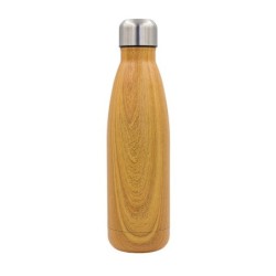 Woody Vakuumflasche 500ml - Braun