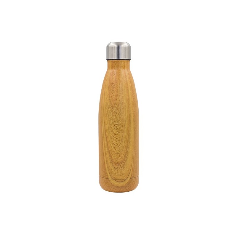 Woody Vakuumflasche 500ml - Braun