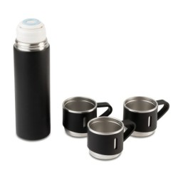 Attu IsoIsothermflaschen-Set 500ml - Schwarz