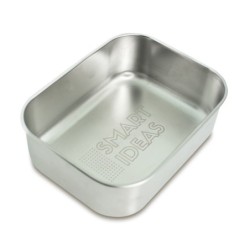 Lunchbox aus Stahl 800ml - Silber