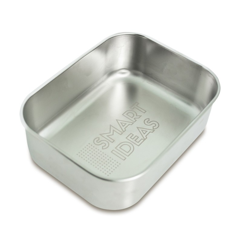 Lunchbox aus Stahl 800ml - Silber