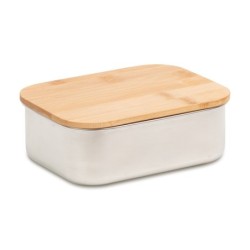 Lunchbox aus Stahl 800ml - Silber