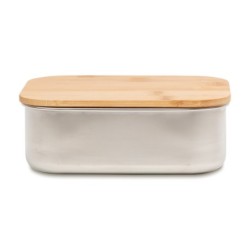 Lunchbox aus Stahl 800ml - Silber