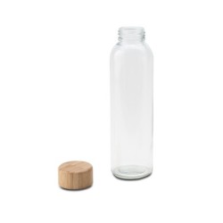 Aqua Madera Glasflasche 500ml - Braun